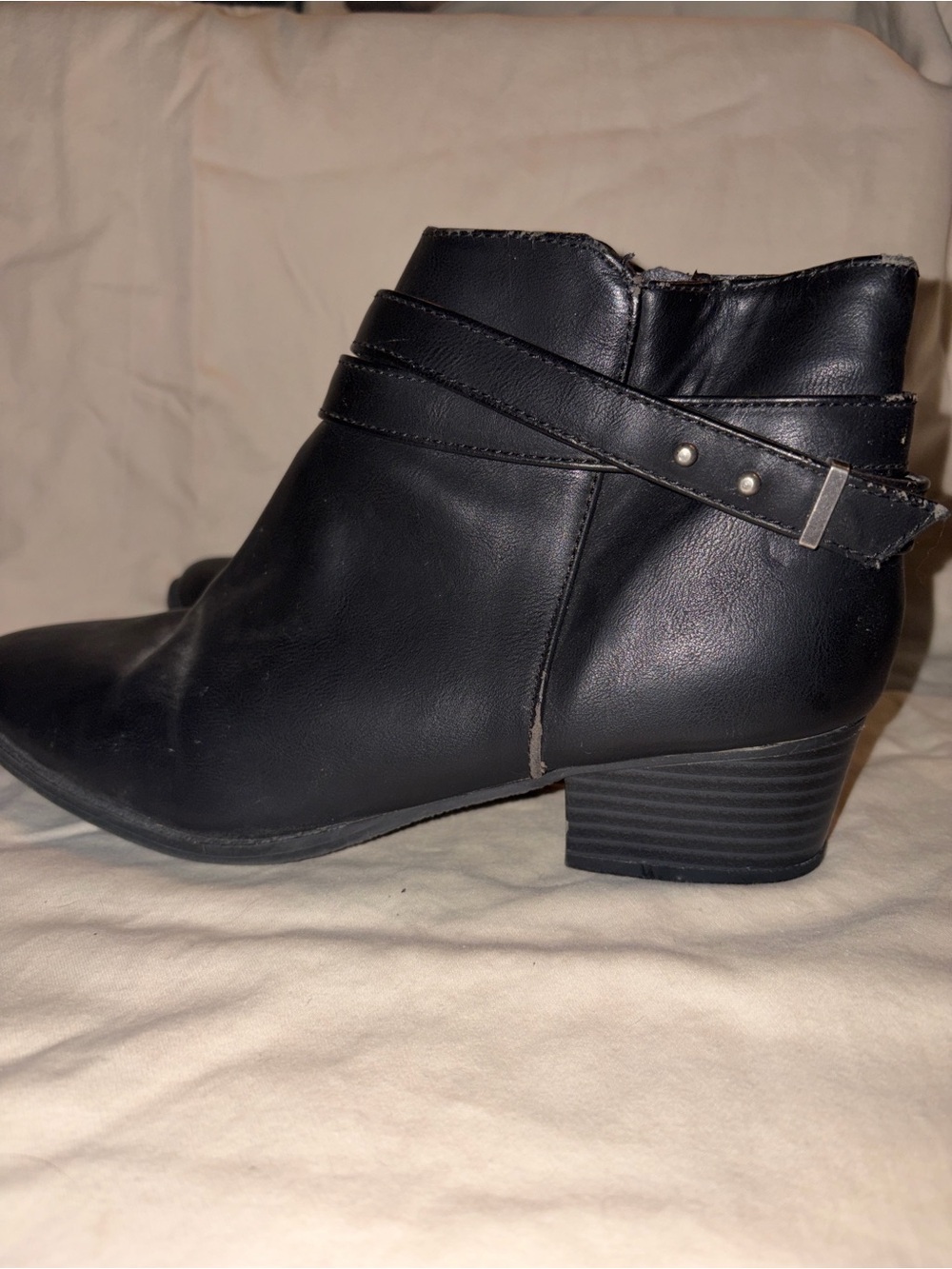 LC Lauren, Conrad courtship black ankle booties size 8 medium